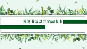 เทมเพลต ppt แผนงาน Arbor Day