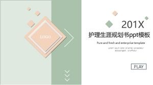 Plantilla ppt del libro de planificación de la carrera de enfermería