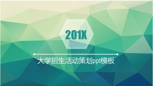 PPT-Vorlage für die Planung von College-Zulassungsveranstaltungen