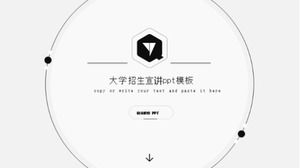 PPT-Vorlage für die Präsentation der Hochschulzulassung