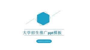 Promocja przyjęć na uniwersytet szablon ppt