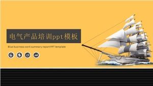 Elektrische Produktschulung ppt-Vorlage