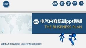 Elektrische Inhaltsschulung ppt-Vorlage