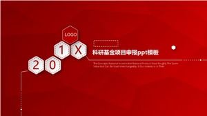 เทมเพลต ppt ประกาศโครงการกองทุนการวิจัยทางวิทยาศาสตร์