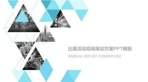 Plantilla ppt del plan de planificación de inversiones de actividades de competencia