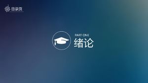 Modèle ppt d'affiche académique internationale