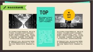 Mid-term assessment ppt template for training students