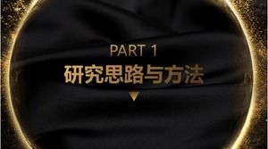 PPT-Vorlage für das Wiederaufnahmegespräch für Absolventen