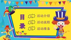 エイプリルフールフード英語pptテンプレート