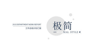 Modello PPT generale di report semplice ed elegante