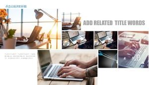 Modelo de ppt de relatório de pesquisa de espaço comercial