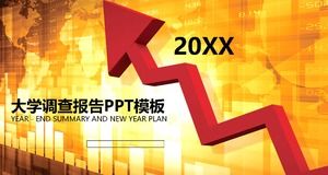 Modèle ppt de rapport d'enquête universitaire