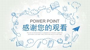 Modèle ppt de conférence sur la technologie de l'information éducative