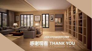 Modèle ppt de plan de design d'intérieur en Asie du Sud-Est