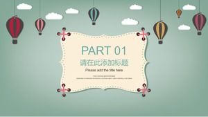 Anaokulu bilgi eğitimi ppt şablonu