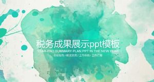 ผลลัพธ์ภาษีแสดงเทมเพลต ppt