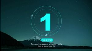 우수한 대학 캠퍼스 문화 건설 PPT 템플릿