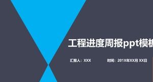 Șablon ppt de raport săptămânal de progres al proiectului
