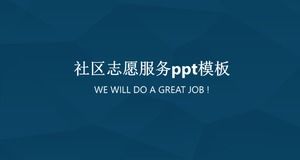 Freiwilligendienst der Gemeinschaft ppt-Vorlage