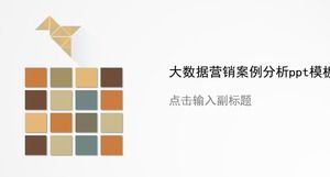 大数据营销案例分析ppt模板