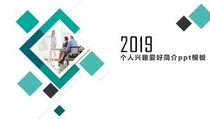 Template ppt profil minat dan hobi pribadi