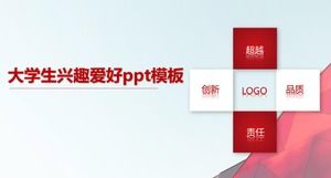 Template ppt hobi mahasiswa