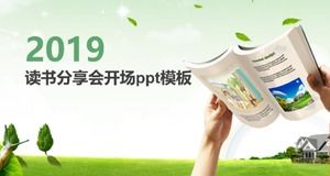 Membaca template ppt pembukaan rapat berbagi