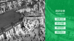 Șablon ppt de raport de studiu de practică socială pentru studenți