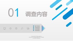 Üniversite öğrenci yurdu kültürü anket raporu ppt şablonu