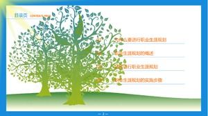 Career planning design competition ppt template