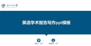 İngilizce akademik rapor yazma ppt şablonu