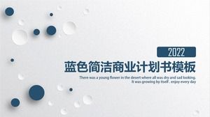 قالب PPT لخطة عمل النقطة الزرقاء