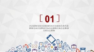 Information technology courseware ppt template