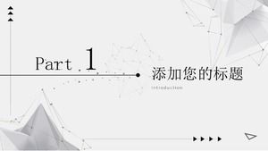 Tasarım kampüs sunumu ppt şablonu