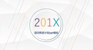 Proje tanıtım planı ppt şablonu