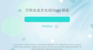 Vanke kurum kültürü eğitimi ppt şablonu