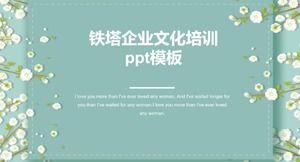 Kule kurum kültürü eğitimi ppt şablonu