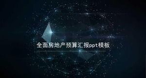 Kapsamlı gayrimenkul bütçe raporu ppt şablonu