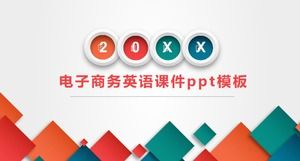 Template ppt kursus bahasa Inggris e-niaga