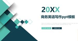 Templat ppt penulisan bahasa Inggris bisnis