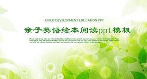 亲子英文绘本阅读ppt模板