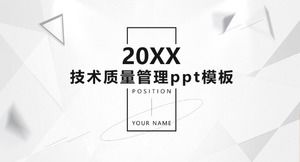 قالب إدارة الجودة الفنية ppt