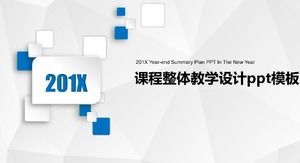 Kurs genel öğretim tasarımı ppt şablonu