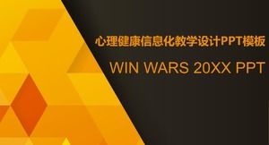 Akıl sağlığı bilgileri öğretim tasarımı ppt şablonu