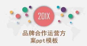 Szablon planu działania współpracy marki ppt