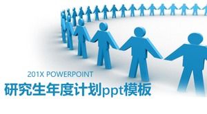 Graduate annual plan ppt template