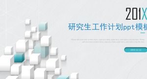 Modelo de ppt de plano de trabalho de pós-graduação