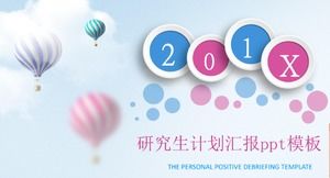 Templat ppt laporan rencana pascasarjana