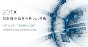 Startup financial budget analysis ppt template