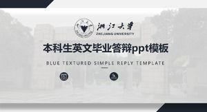 Licencjat angielski szablon obrony ukończenia studiów ppt